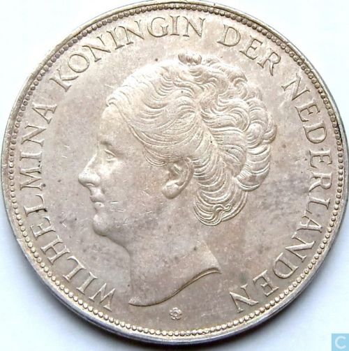 Nederlandse zilveren Rijksdaalder - munten