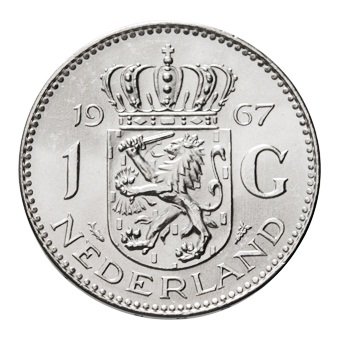 zilveren Gulden 1967 - munten